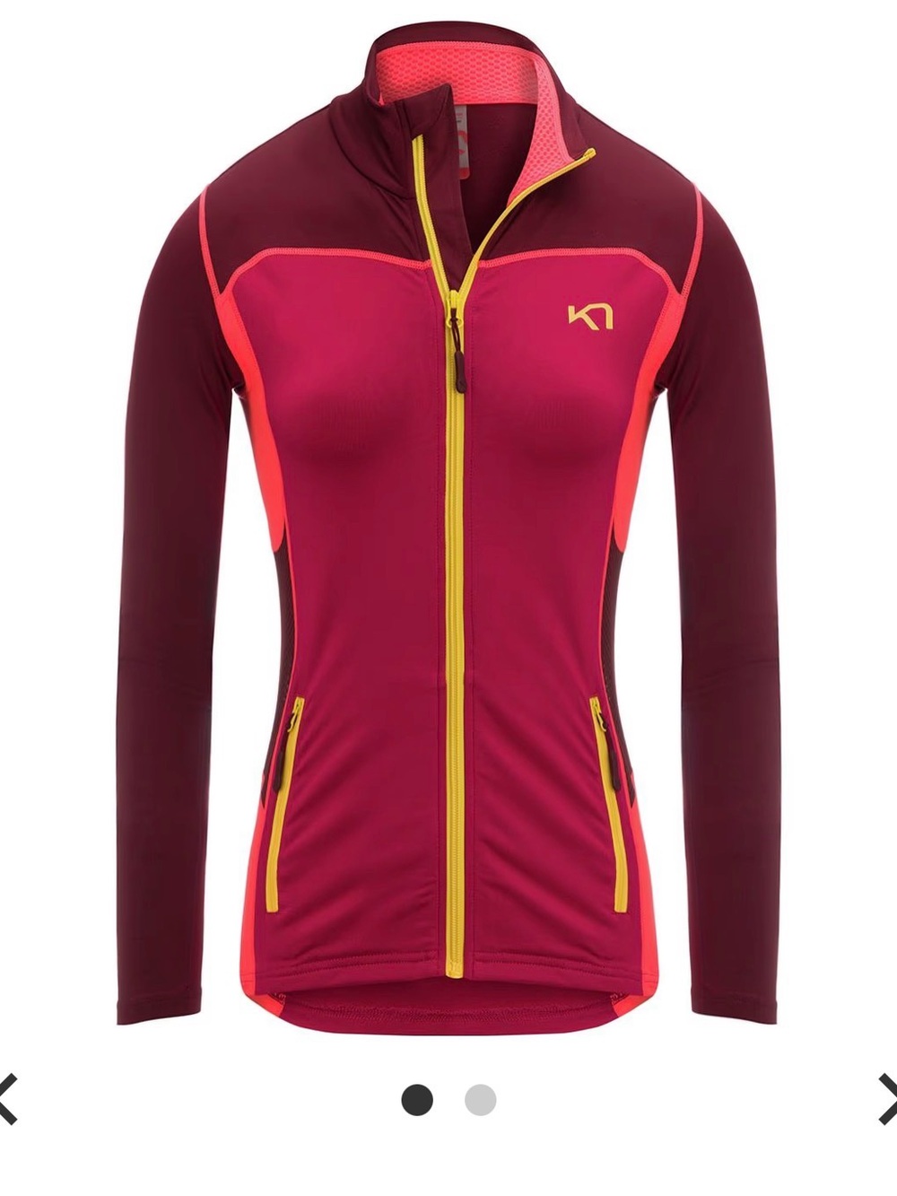 Kari Traa Lina Full Zip Fleece Performance Jacket Medium Designed In Norway
